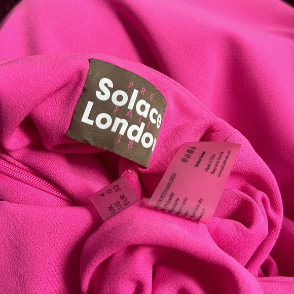 Solace London Petch one-shoulder dress - pink - Picture 9 of 9